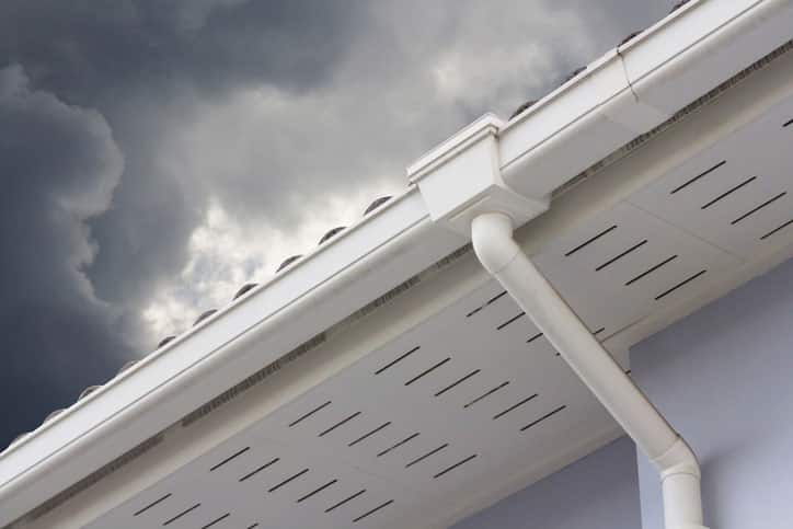 Closeup of Gutter Installation in Rochester Hills MI