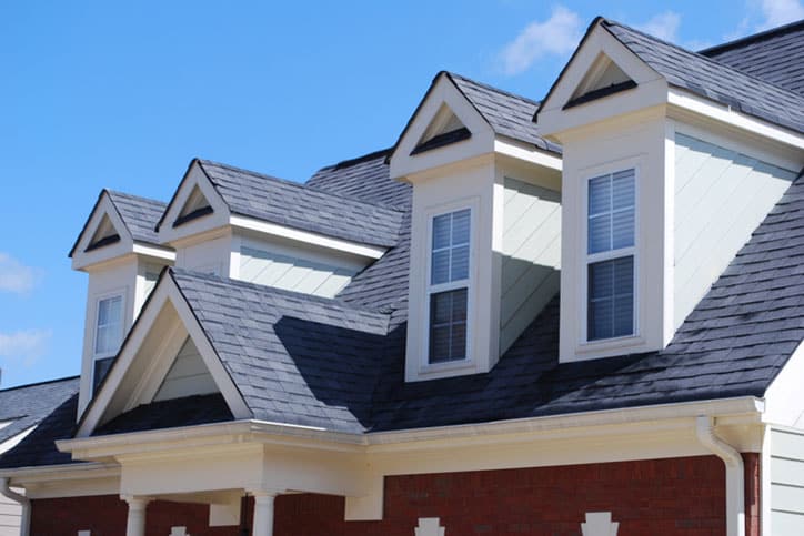 Closeup of Gutters in St. Clair Shores MI