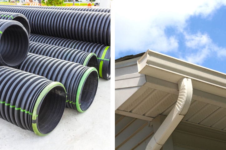 Frech Drain vs Gutters