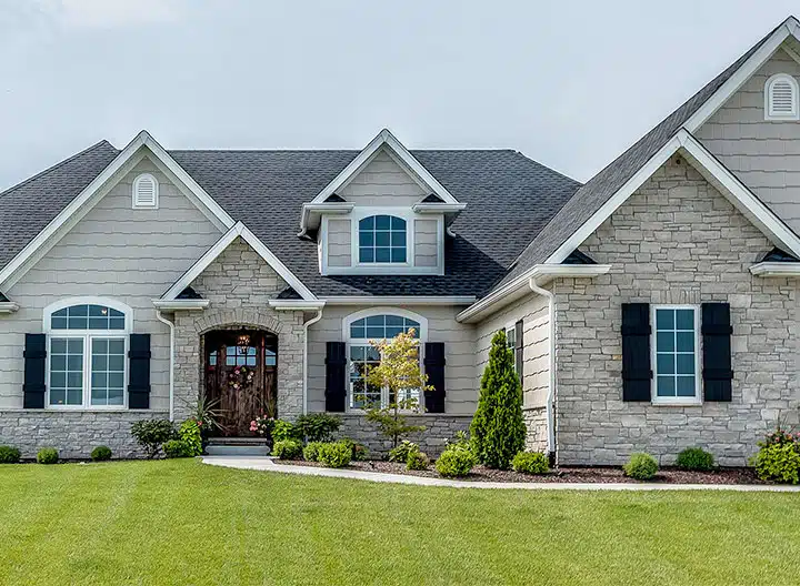 Michigan Home with New Siding and Gutters