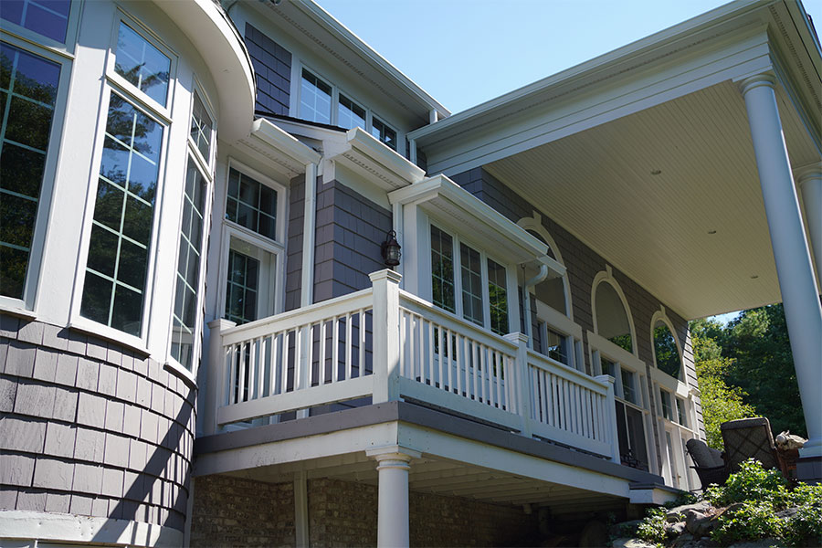 View of Rain Gutters in Shelby Township MI Home